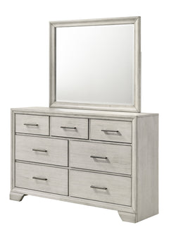 Jaymes White Mist Sleigh Storage Platform Bedroom Set - Ornate Home
