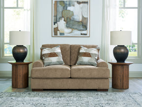 Jayne Park Pecan Loveseat (Online Special Price) - Ornate Home