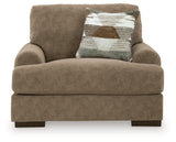 Jayne Park Pecan Oversized Chair (Online Special Price) - Ornate Home