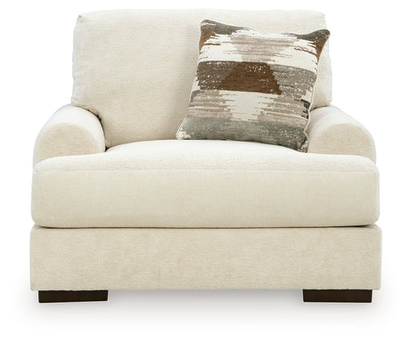 Jayne Park Sand Oversized Chair - Ornate Home