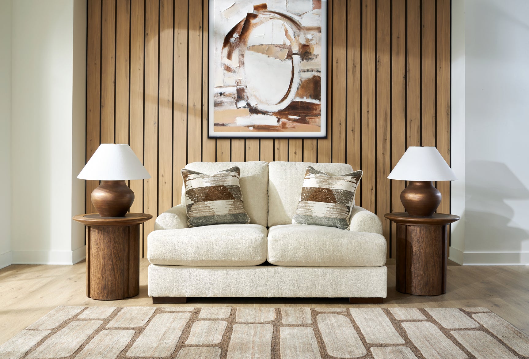 Jayne Park Sand Sofa and Loveseat - Ornate Home