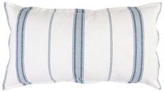 Jayson Blue Stripe Linen Cashmere Duvet Collection - Ornate Home