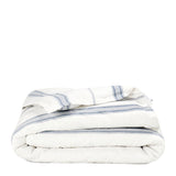 Jayson Blue Stripe Linen Cashmere Duvet Collection - Ornate Home