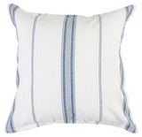 Jayson Blue Stripe Linen Cashmere Duvet Collection - Ornate Home