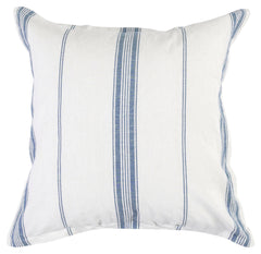 Jayson Blue Stripe Linen Cashmere Duvet Collection - Ornate Home