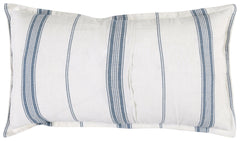 Jayson Blue Stripe Linen Cashmere Duvet Collection - Ornate Home