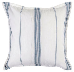 Jayson Blue Stripe Linen Cashmere Duvet Collection - Ornate Home