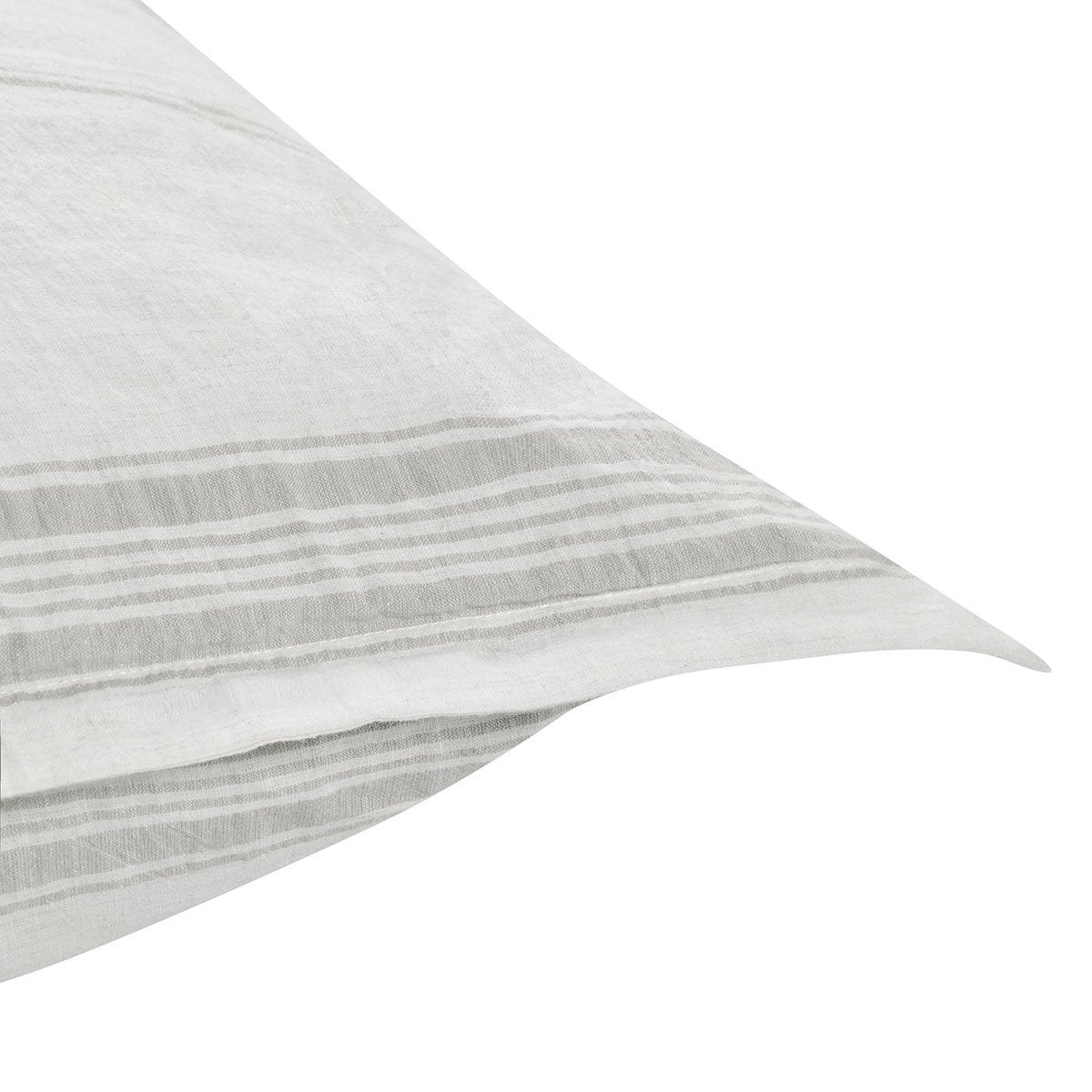 Jayson Gray Stripe Linen Cashmere Duvet Collection - Ornate Home