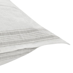 Jayson Gray Stripe Linen Cashmere Duvet Collection - Ornate Home