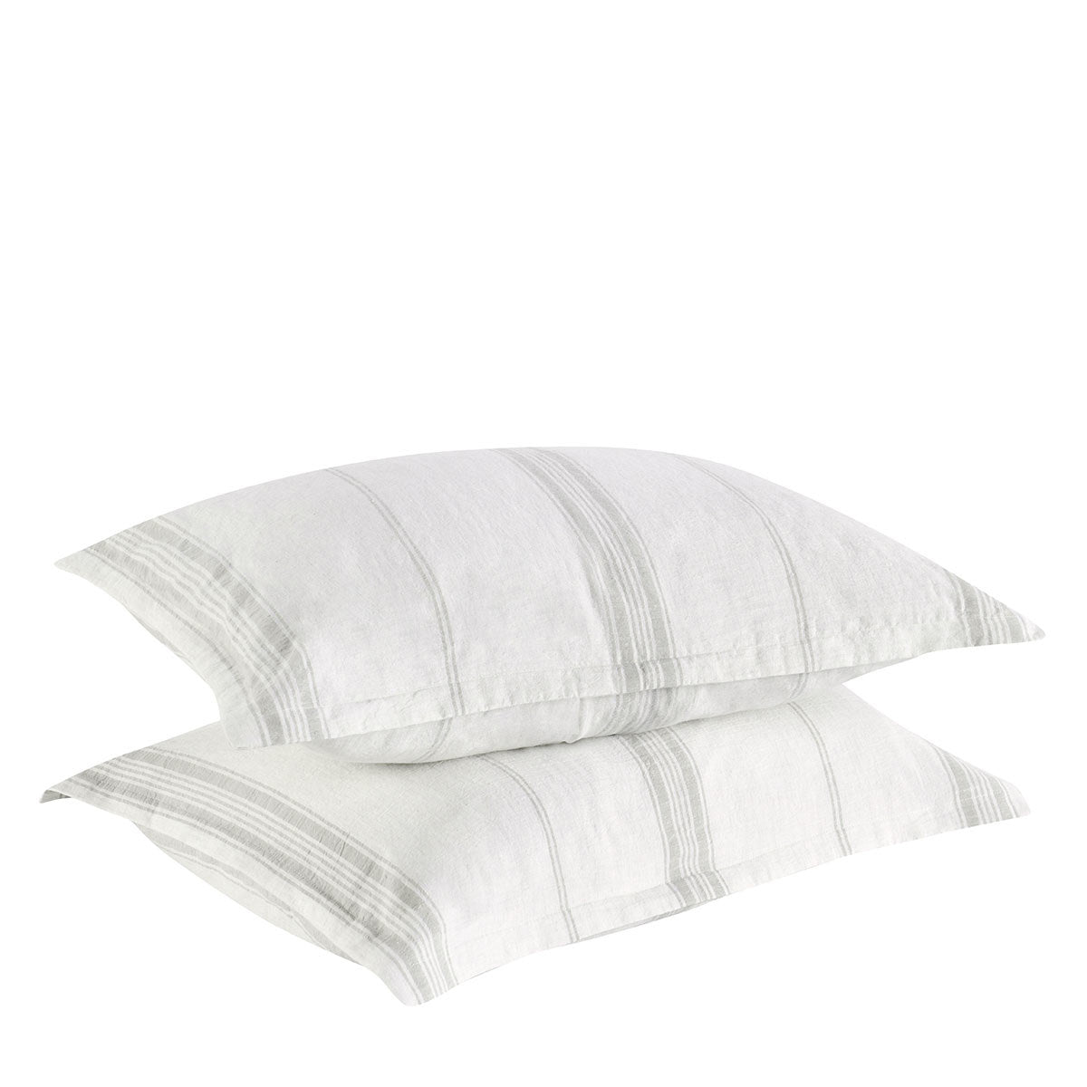 Jayson Gray Stripe Linen Cashmere Duvet Collection - Ornate Home