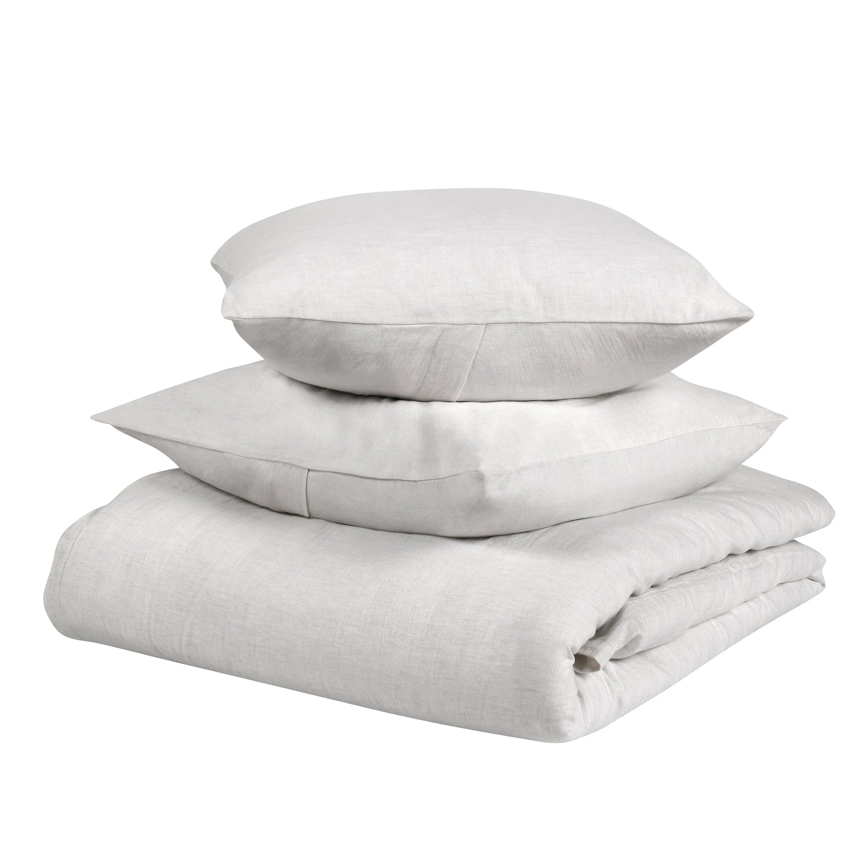 Jayson Quartz White Linen Cashmere Duvet Collection - Ornate Home