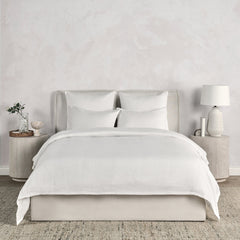 Jayson Quartz White Linen Cashmere Duvet Collection - Ornate Home