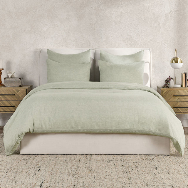Jayson Sagebrush Linen Cashmere Duvet Collection - Ornate Home