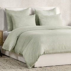 Jayson Sagebrush Linen Cashmere Duvet Collection - Ornate Home