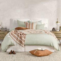 Jayson Sagebrush Linen Cashmere Duvet Collection - Ornate Home