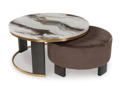 Jazmore Nesting Cocktail Tables (Set of 2) - Ornate Home