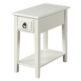Jeana White Side Table - Ornate Home