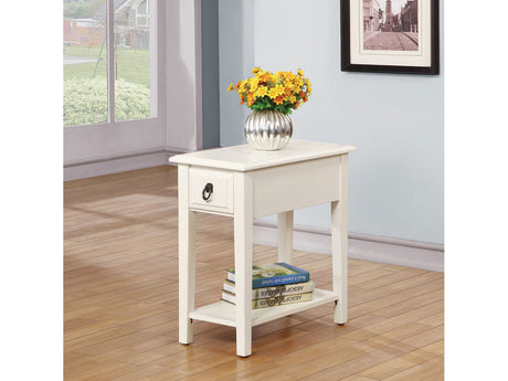 Jeana White Side Table - Ornate Home