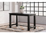 Jeanette Black Counter Height Dining Table - Ornate Home
