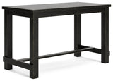 Jeanette Black Counter Height Dining Table - Ornate Home