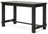 Jeanette Black Counter Height Dining Table - Ornate Home