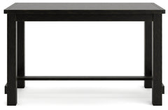 Jeanette Black Counter Height Dining Table - Ornate Home