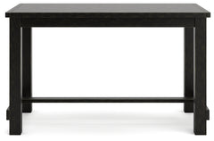 Jeanette Black Counter Height Dining Table - Ornate Home