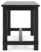 Jeanette Black Counter Height Dining Table - Ornate Home