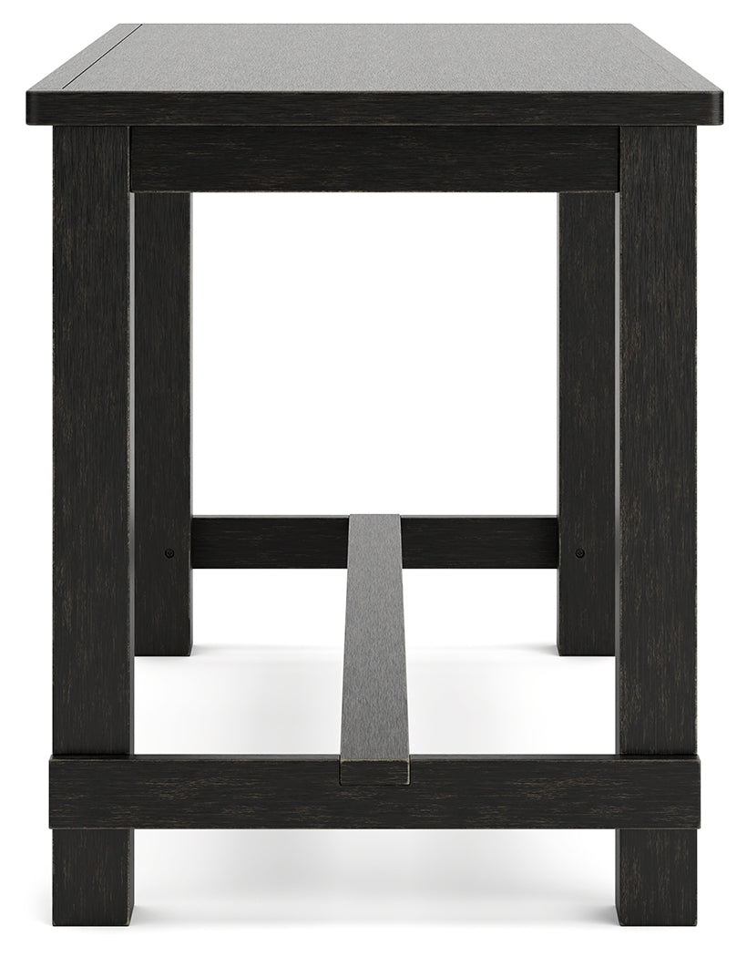 Jeanette Black Counter Height Dining Table - Ornate Home