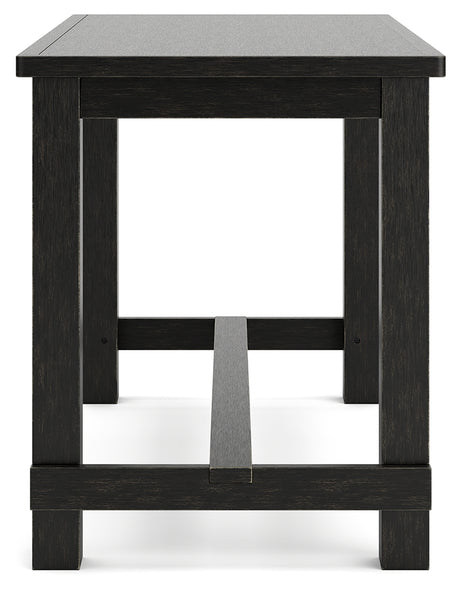 Jeanette Black Counter Height Dining Table - Ornate Home