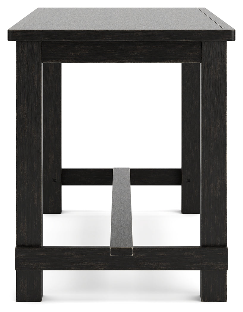 Jeanette Black Counter Height Dining Table - Ornate Home
