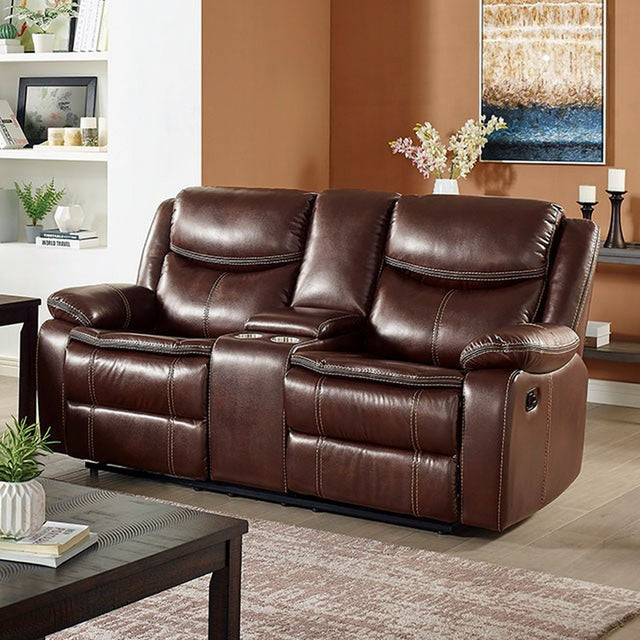 Jeanna Brown Loveseat - Ornate Home