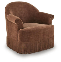Jeanwell Clay Swivel Accent Chair - Ornate Home
