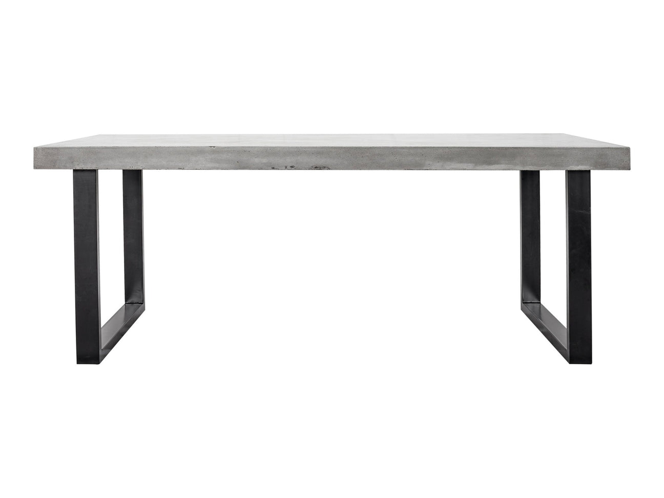 Jedrik Dark Grey Large Outdoor Dining Table - Ornate Home