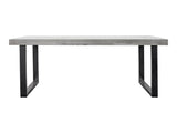 Jedrik Dark Grey Large Outdoor Dining Table - Ornate Home