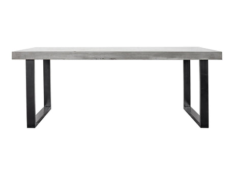 Jedrik Dark Grey Large Outdoor Dining Table - Ornate Home