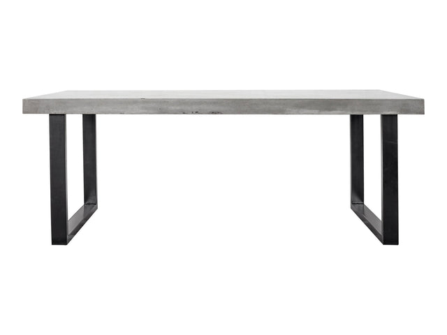 Jedrik Dark Grey Large Outdoor Dining Table - Ornate Home