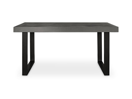 Jedrik Dark Grey Small Outdoor Dining Table - Ornate Home
