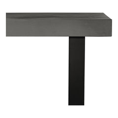 Jedrik Dark Grey Small Outdoor Dining Table - Ornate Home
