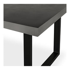 Jedrik Dark Grey Small Outdoor Dining Table - Ornate Home