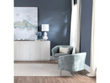 Jefferson Gray/Silver Accent Chair - Ornate Home