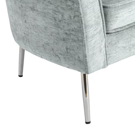 Jefferson Gray/Silver Accent Chair - Ornate Home