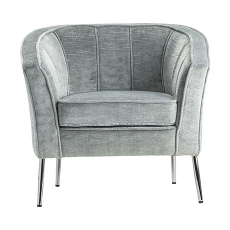 Jefferson Gray/Silver Accent Chair - Ornate Home