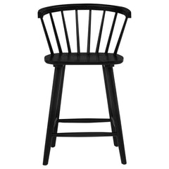 Jeffries Black HP0426 Counter Chair (Pack Of 2) - Ornate Home
