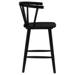 Jeffries Black HP0426 Counter Chair (Pack Of 2) - Ornate Home