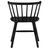 Jeffries Black Windsor Wood Dining Side Chair (Set of 2) - Ornate Home