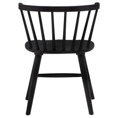 Jeffries Black Windsor Wood Dining Side Chair (Set of 2) - Ornate Home