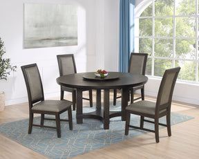 Jeffries Brown Round Dining Set - Ornate Home