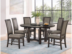 Jeffries Brown Round Dining Table - Ornate Home