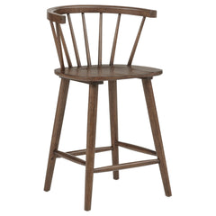 Jeffries Walnut HP0426 Counter Chair (Pack Of 2) - Ornate Home